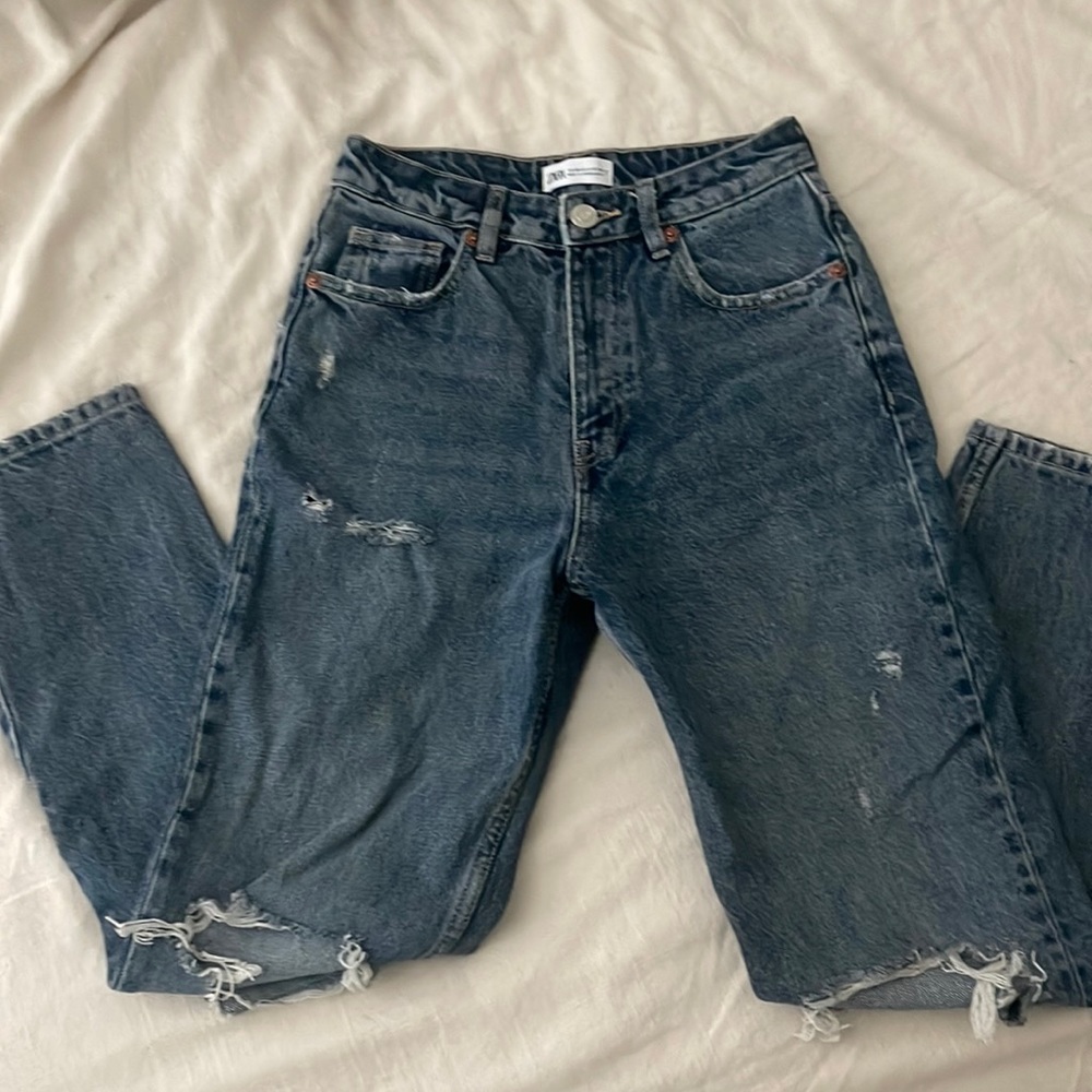 Zara mom jeans